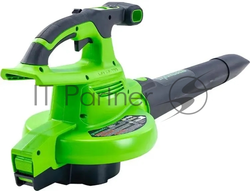 Воздуходув-Садовый Пылесос GreenWorks GD40BVII, 40V, бесщеточный, без АКБ и ЗУ аккумуляторный (2406907)