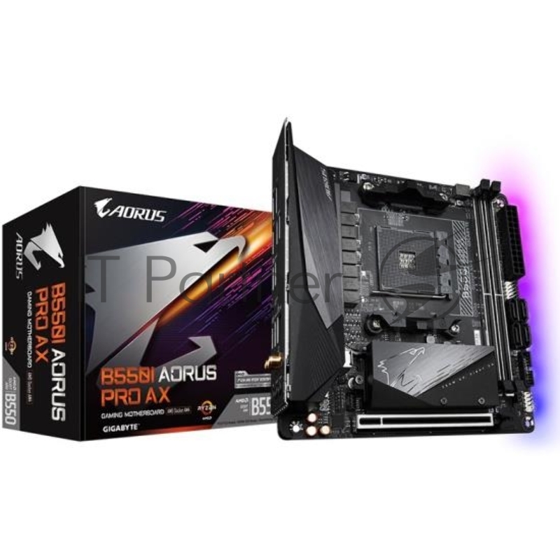 Материнская плата AMD B550 SAM4 MITX B550I AORUS PRO AX GIGABYTE