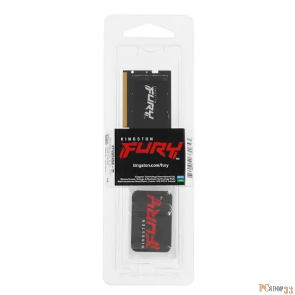 Модуль памяти Kingston DDR5 32GB 5600MT/s CL40 SODIMM FURY Impact PnP