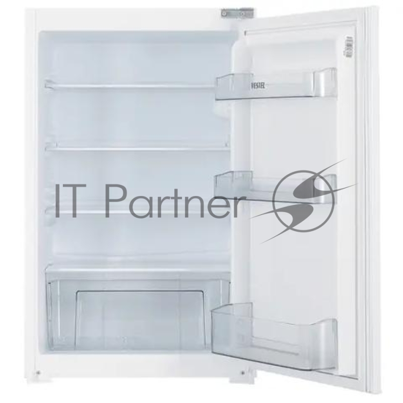 Встраиваемый холодильник VESTEL/ Встраиваемый холодильник без морозильника, 87,52 х 54 х 54,5 см, общий объем - 134 л, цвет - белый