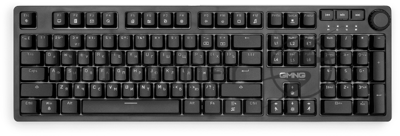 Клавиатура GMNG 925GK механическая черный USB Multimedia for gamer LED (1680663)