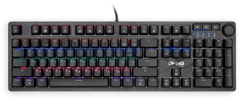 Клавиатура GMNG 925GK механическая черный USB Multimedia for gamer LED (1680663)