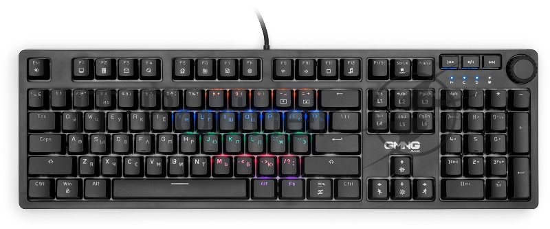 Клавиатура GMNG 925GK механическая черный USB Multimedia for gamer LED (1680663)