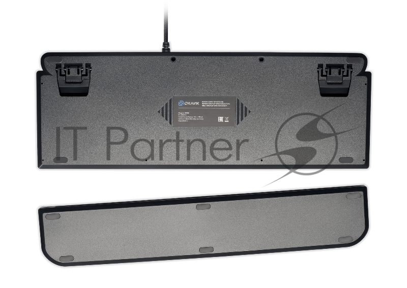 Клавиатура GMNG 999GK механическая черный/серебристый USB Multimedia for gamer LED (подставка для запястий) (1091218)