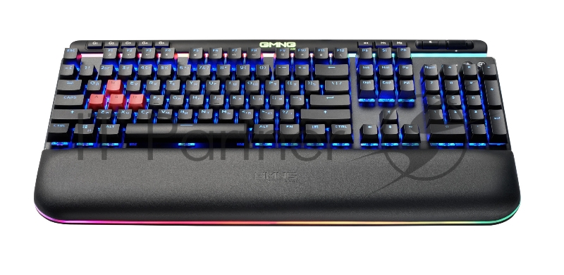 Клавиатура GMNG 999GK механическая черный/серебристый USB Multimedia for gamer LED (подставка для запястий) (1091218)