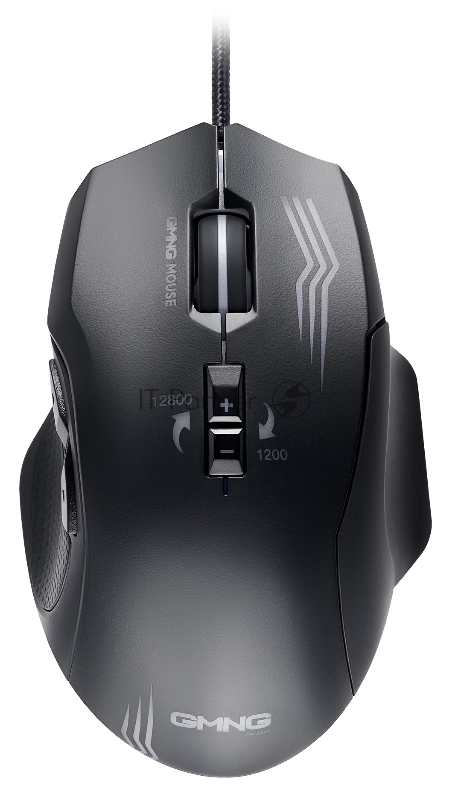 Мышь GMNG 930GM черный оптическая (12800dpi) USB (7but)