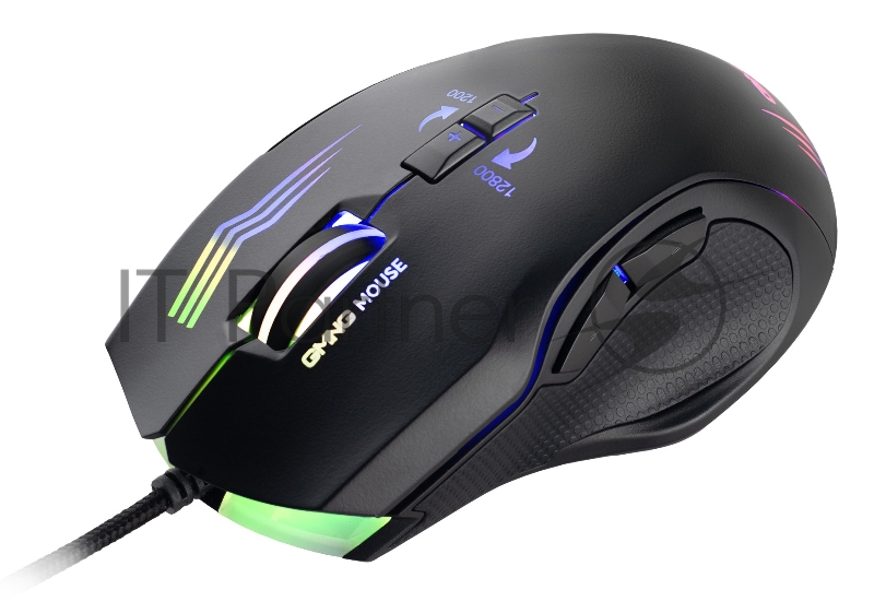 Мышь GMNG 930GM черный оптическая (12800dpi) USB (7but)