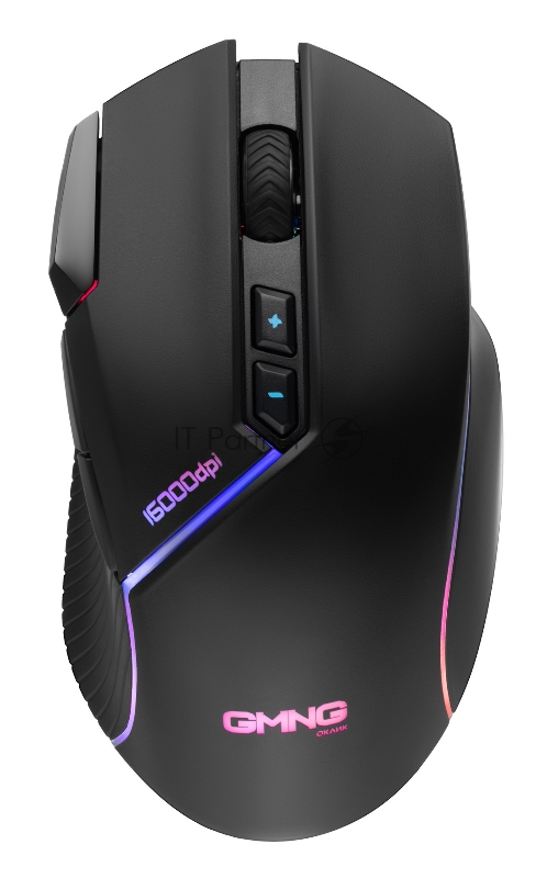 Мышь GMNG XM001 черный оптическая (16000dpi) беспроводная USB/USB-C (7but)