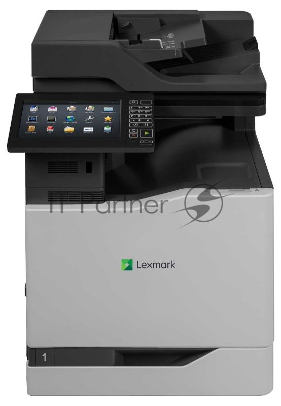 МФУ Lexmark CX825de черно-серый, лазерный, A4, цветной, ч.б. 52 стр/мин, цвет 52 стр/мин, печать 1200x1200, скан. 1200x600, Wi-Fi