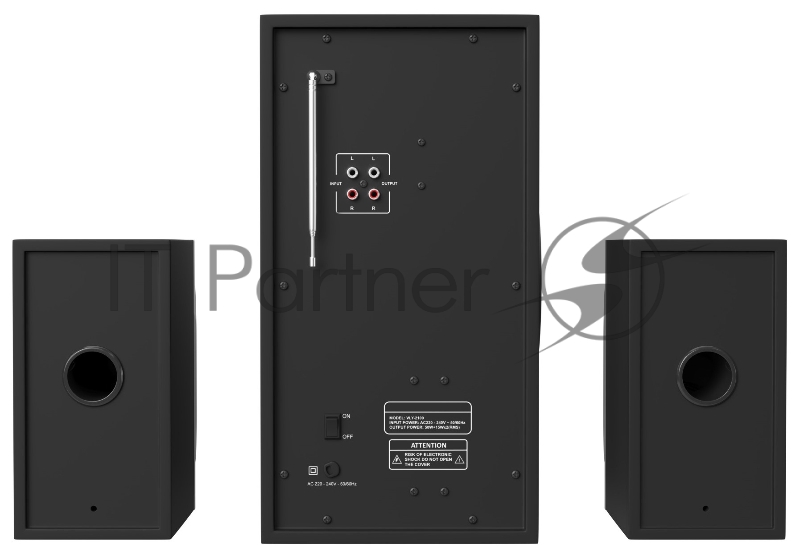 Колонки GMNG OK-901 2.1 черный 90Вт BT