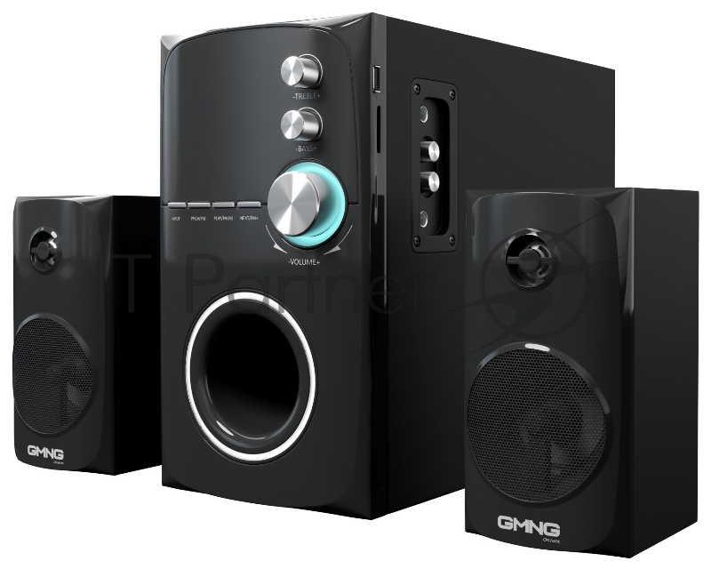 Колонки GMNG OK-471 2.1 черный 60Вт BT