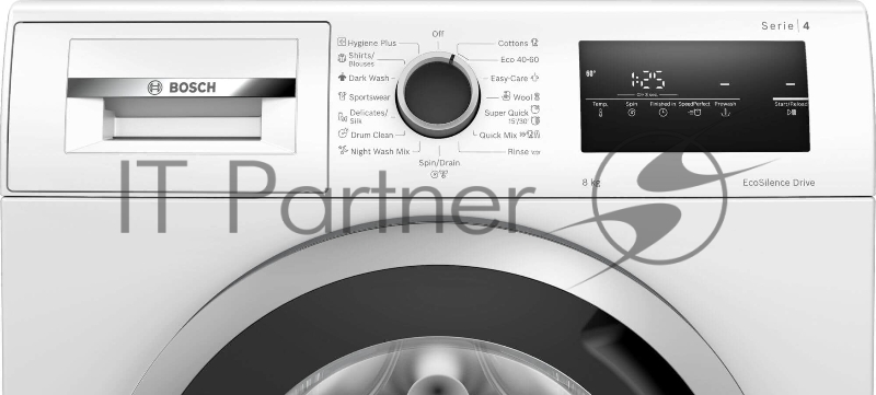 Стиральная машина Bosch Serie 4 WAN28163BY пан.англ. класс: C загр.фронтальная макс.:8кг белый