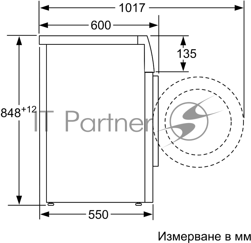 Стиральная машина Bosch Serie 4 WAN28163BY пан.англ. класс: C загр.фронтальная макс.:8кг белый