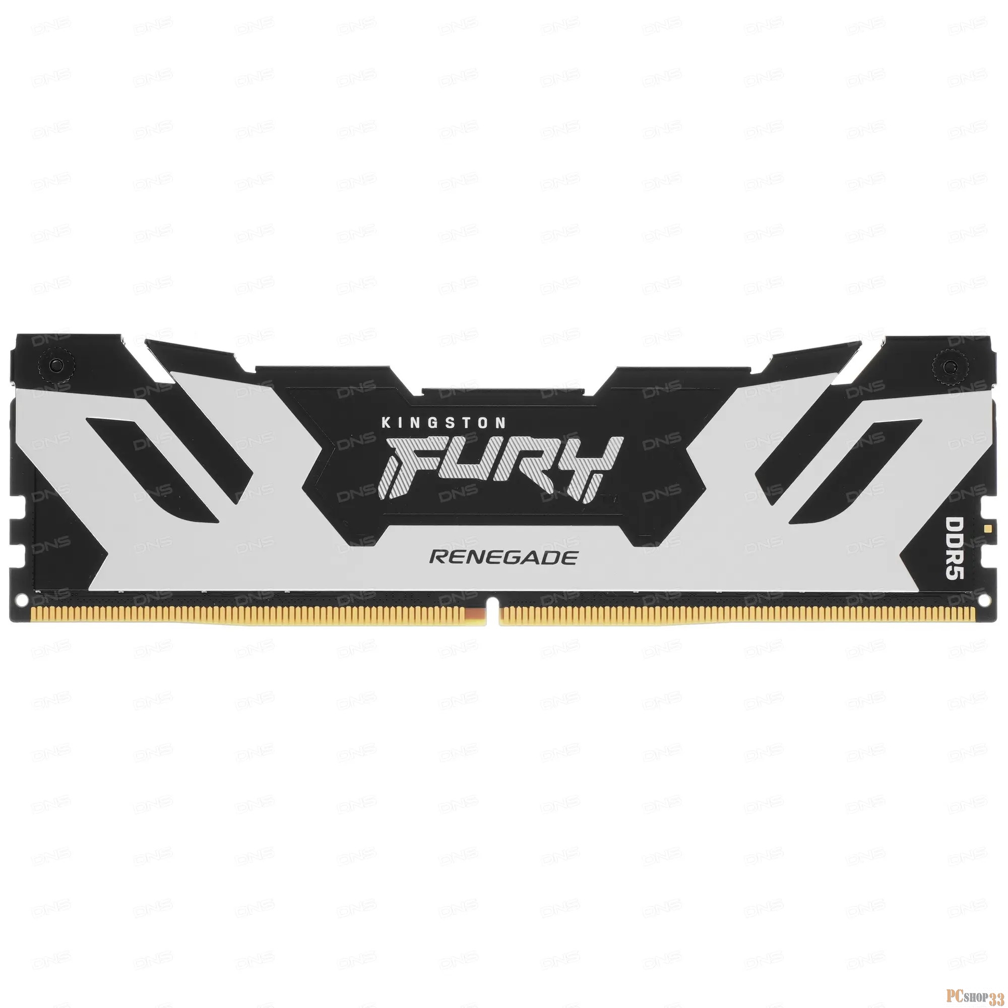 Модуль памяти Kingston DDR5 32GB 6000MT/s DDR5 CL32 DIMM FURY Renegade Silver XMP
