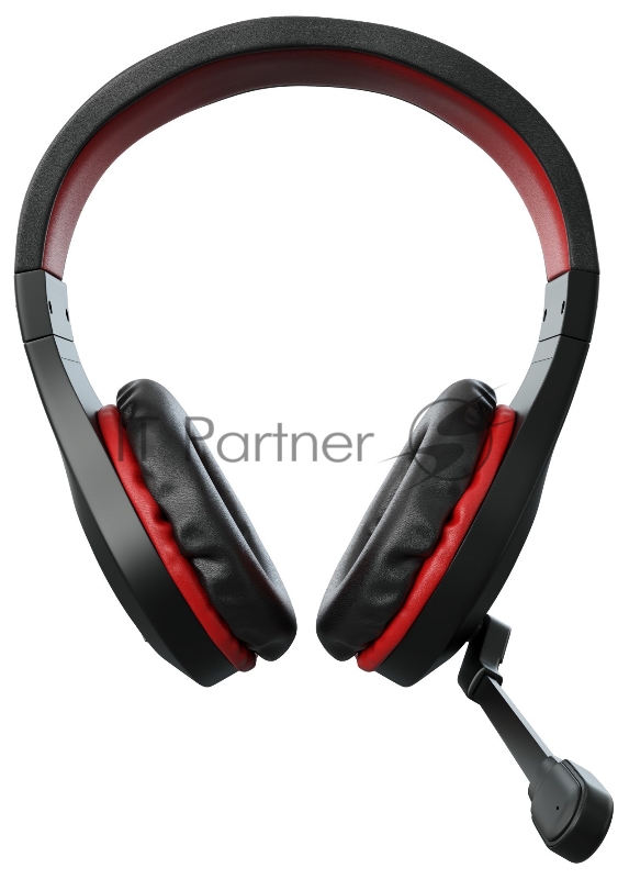 Наушники с микрофоном GMNG HS-L325G черный/красный 2.2м мониторные оголовье (1533553)