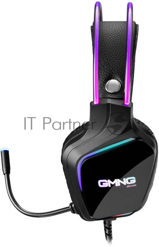 Наушники с микрофоном GMNG HS-L510G черный 2.1м мониторные оголовье (1562533)