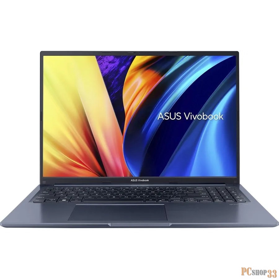 Ноутбук Asus VivoBook 16X M1603QA-MB224 Ryzen 5 5600H 16Gb SSD512Gb AMD Radeon 16 IPS IPS WUXGA (1920x1200) noOS blue WiFi BT Cam (90NB0Y81-M00DD0)