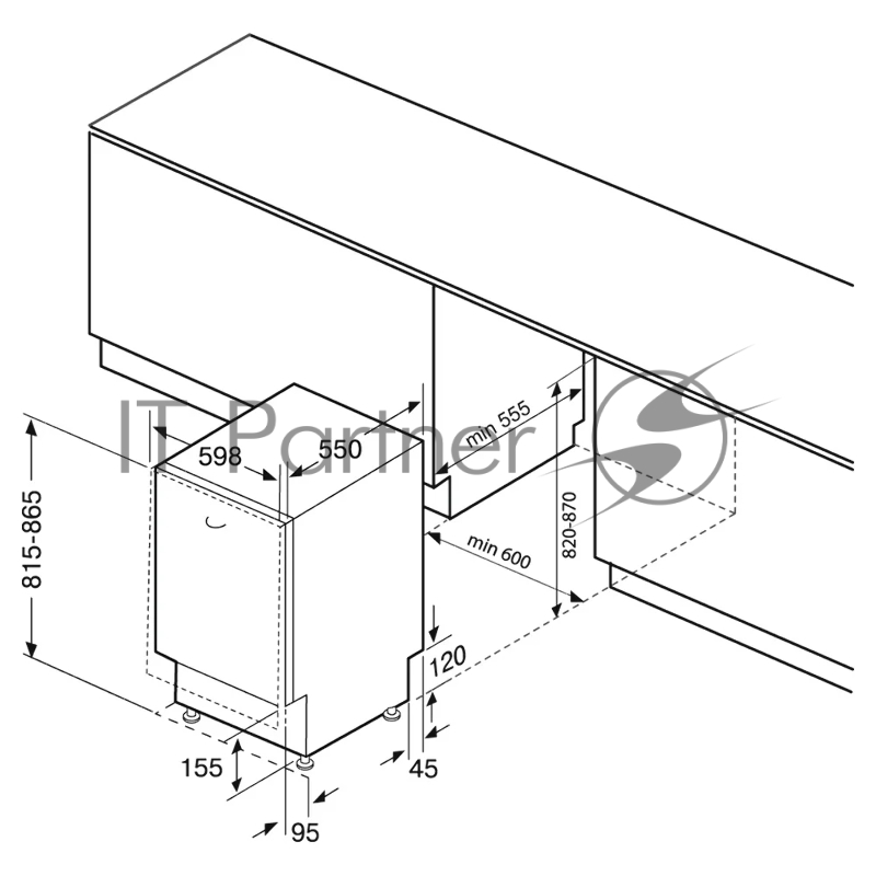Посудомоечная машина KRONA WESPA 60 BI
