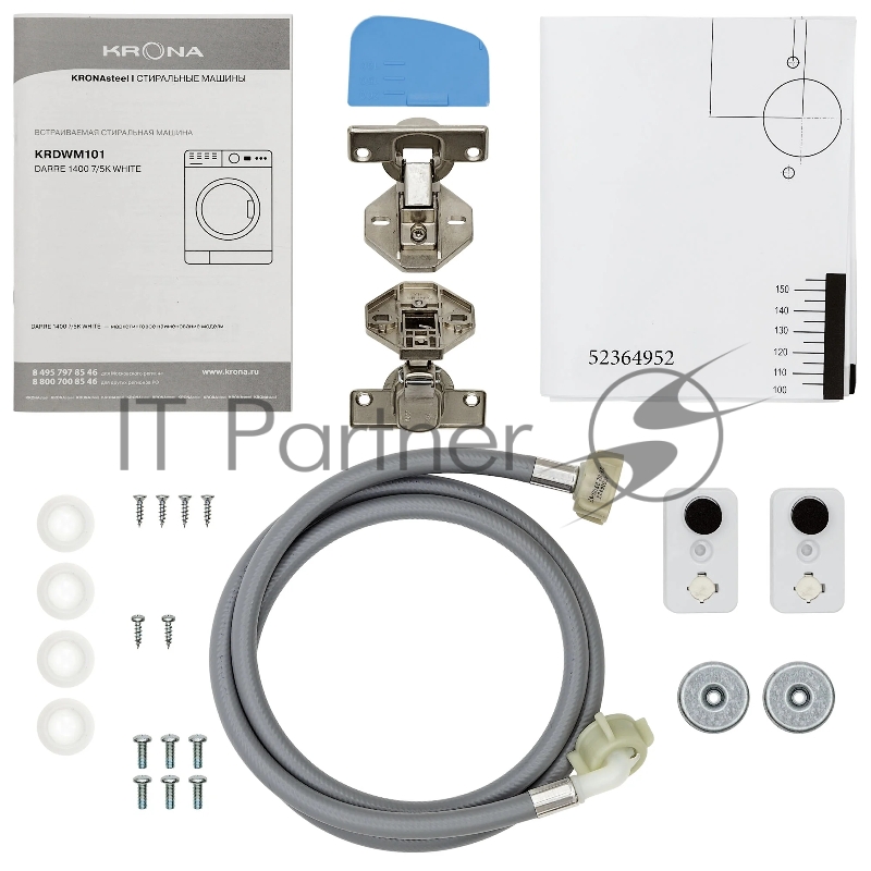 Cтирально-сушильная машина KRONA DARRE 1400 7/5K WHITE