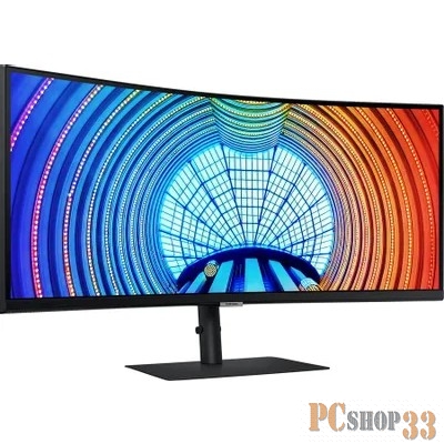 Монитор Samsung S34A650UBI ЖК 34 curved (R=1000 mm) VA monitor, UWQHD 3440x1440, 5ms, 350 cd/m2, MEGA DCR( static 4000:1), 178°/178°, HDMI (2.0), Display port (1.2), USB3.0 x3 USB-C (90 Вт), HDR10, HAS, PiP/PBP, Game mode, Ethernet (LAN), VESA 100x10