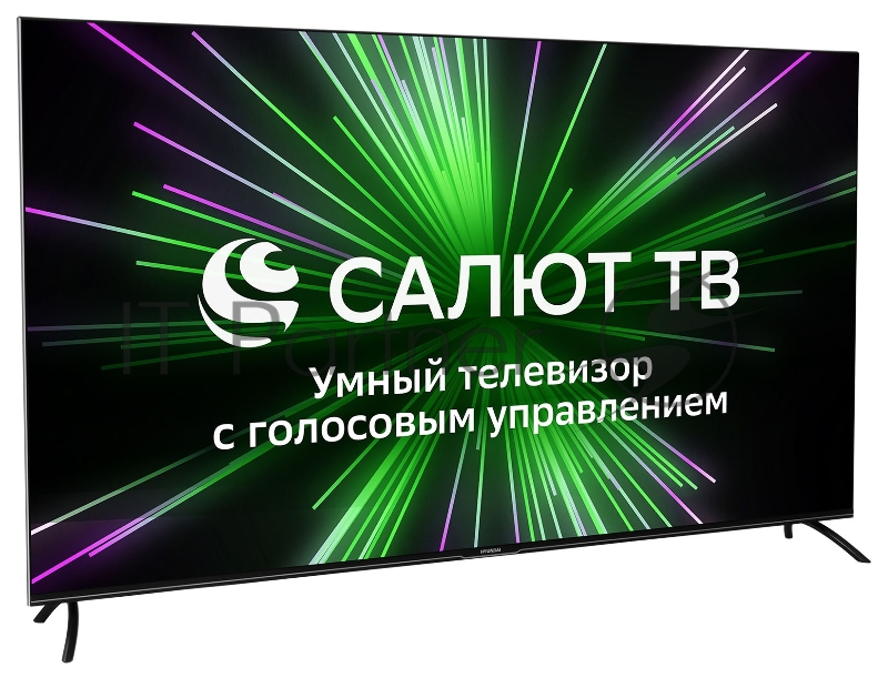 Телевизор LED Hyundai 65 H-LED65BU7000 Салют ТВ Frameless черный 4K Ultra HD 60Hz DVB-T DVB-T2 DVB-C DVB-S DVB-S2 USB WiFi Smart TV