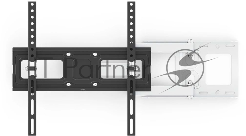 Кронштейн для телевизора Hama Fullmotion черный/белый 32-65 макс.35кг настенный поворот и наклон