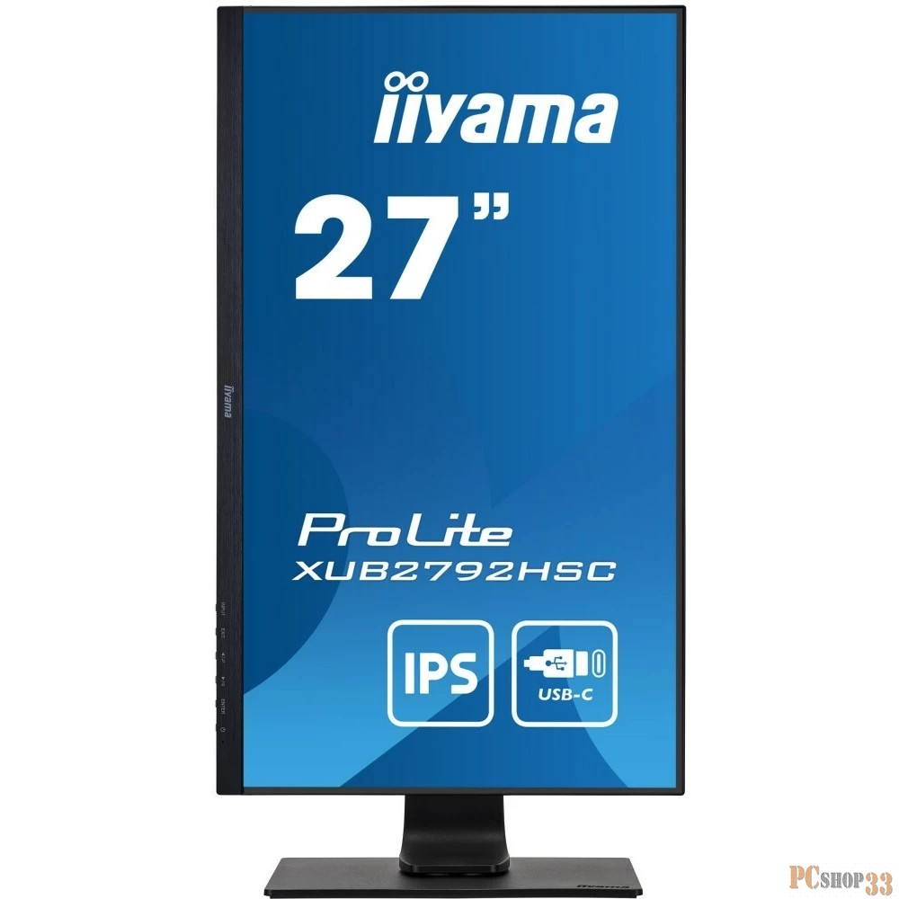 Монитор Iiyama 27 ProLite XUB2792HSC-B1 черный IPS LED 16:9 HDMI M/M матовая HAS Piv 250cd 178гр/178гр 1920x1080 75Hz DP FHD USB 6.8кг