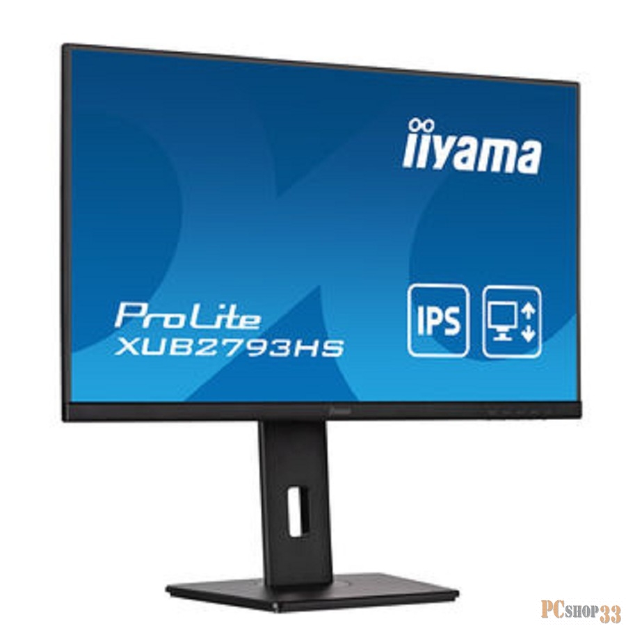 Монитор Iiyama 27 ProLite XUB2793HS-B5 черный IPS LED 16:9 HDMI M/M матовая HAS Piv 300cd 178гр/178гр 1920x1080 75Hz FreeSync DP FHD 6.7кг