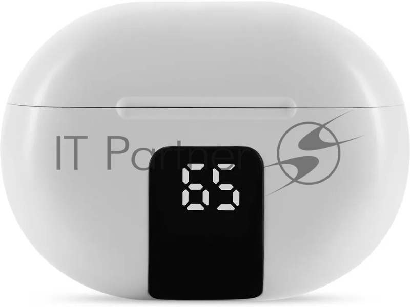 Гарнитура вкладыши Hyundai H-EP201 белый гл. беспроводные bluetooth в ушной раковине