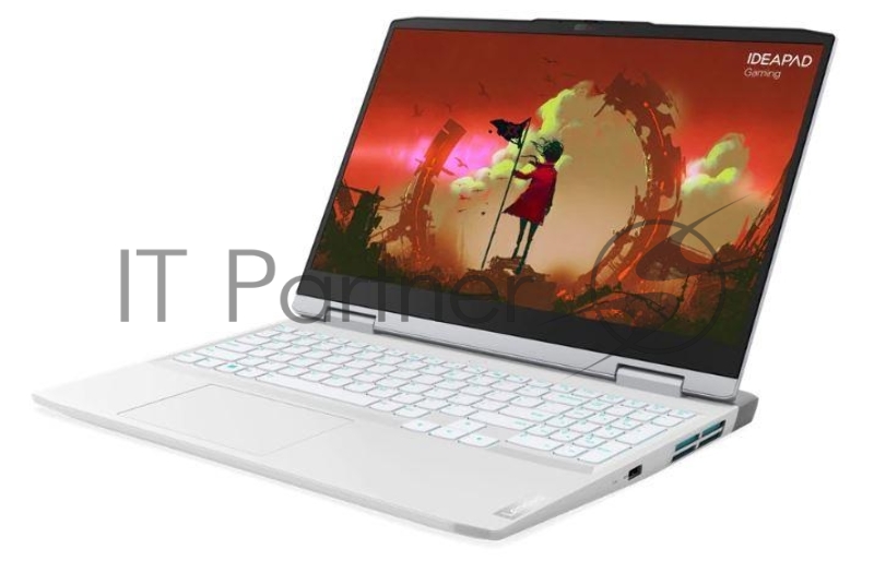 Ноутбук LENOVO IdeaPad Gaming 3 15ARH7 15.6 1920x1080 AMD Ryzen 7 6800H RAM 16Гб SSD 512Гб RTX 3050 Ti 4Гб ENG/RUS без ОС белый 2.315 кг 82SB00C7RM