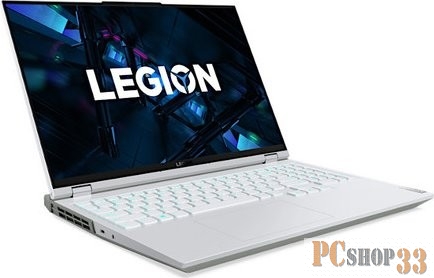 Ноутбук LENOVO Legion 5 PRO 16ACH6H 16 2560x1600 AMD Ryzen 7 5800H RAM 16Гб SSD 1Тб RTX 3070 8Гб ENG/RUS без ОС белый 2.45 кг 82JQ011CRM