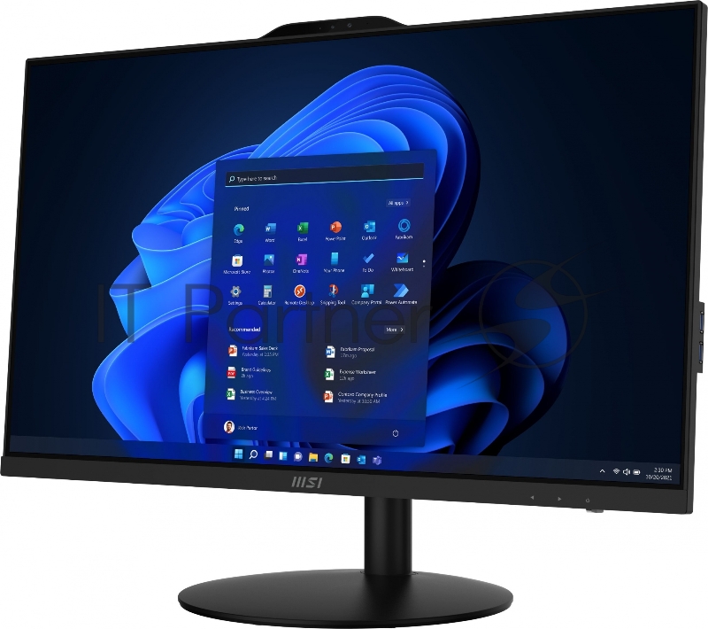 Моноблок MSI Pro AP272 13M-292RU 27 Full HD i5 13400 (2.5) 8Gb SSD512Gb UHDG 730 Windows 11 Home GbitEth WiFi BT 120W клавиатура мышь Cam черный 1920x1080