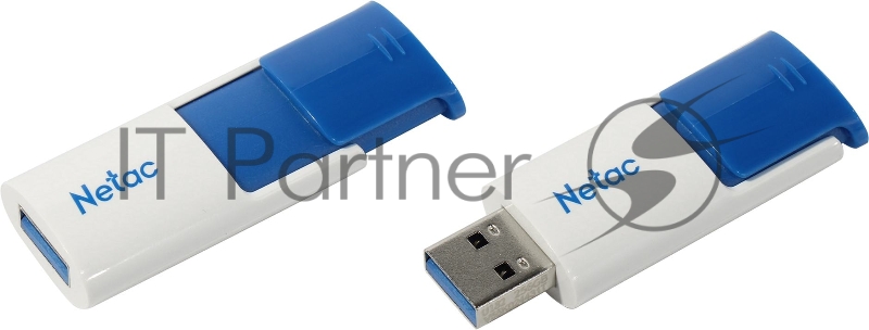 Флеш Диск Netac 512Gb U182 NT03U182N-512G-30BL USB3.0 синий/белый