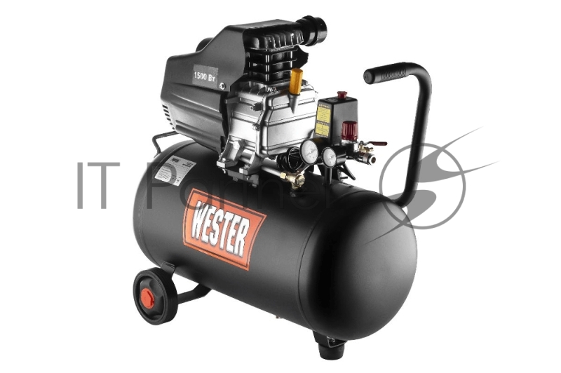 Компрессор WESTER WK1500/50 масляный, 1500Вт, 190л/мин, 50л, 8 бар