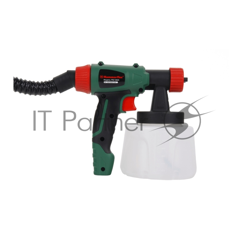 Краскопульт Hammer PRZ500A 500Вт 800мл бак, вязкость до 60 DIN