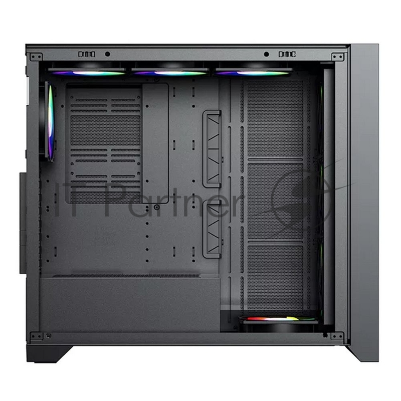 Компьютерный корпус Lagrange ATX, Black, W/O Fans, Drive bay int: 3x3,5 + 3x2,5. 2xUSB3.0+1xUSB-C, Audio I/O, Up to 14x120mm Fans, GPU up to 425mm, PSU max 270mm, CPU cooler up to 190mm, SPCC 1,0mm metal, 4mm TG side panel.