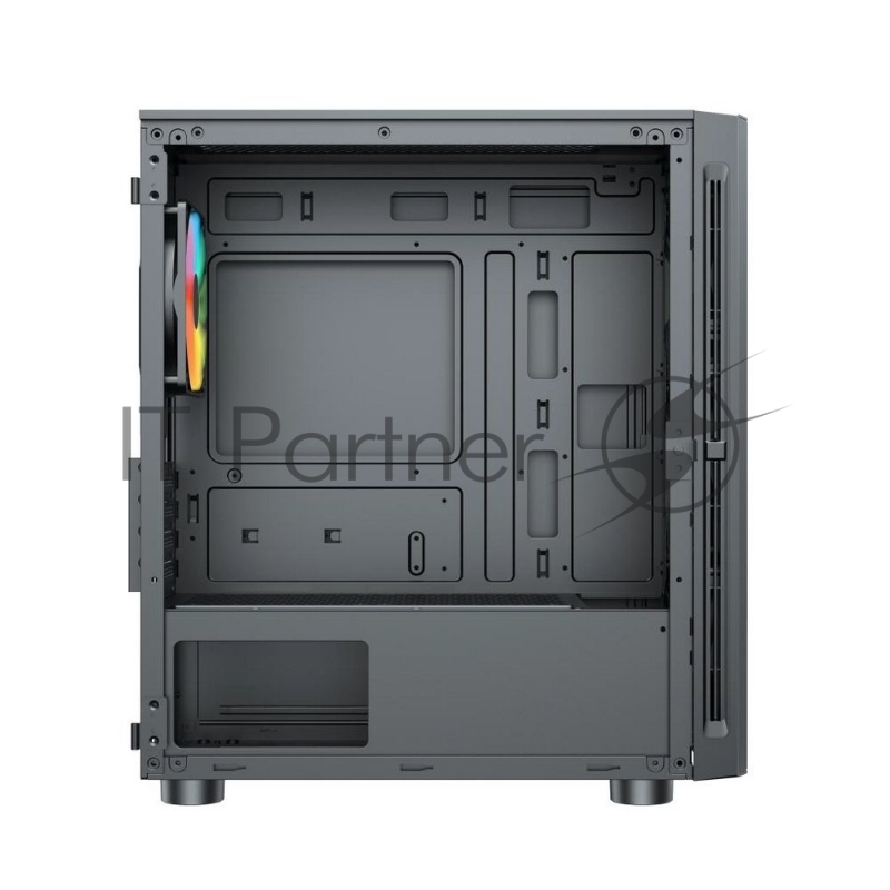 Компьютерный корпус ACD Citadel 104 ATX, Black, USB3.0*1+USB2.0*2+HD audio,3*12cm F1 ARGB fans at front(Slave fans) ,1*12cm F1 ARGB fan at rear (Master fan)