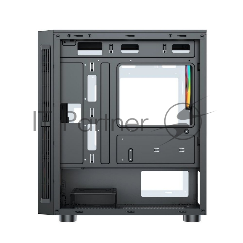 Компьютерный корпус ACD Citadel 104 ATX, Black, USB3.0*1+USB2.0*2+HD audio,3*12cm F1 ARGB fans at front(Slave fans) ,1*12cm F1 ARGB fan at rear (Master fan)