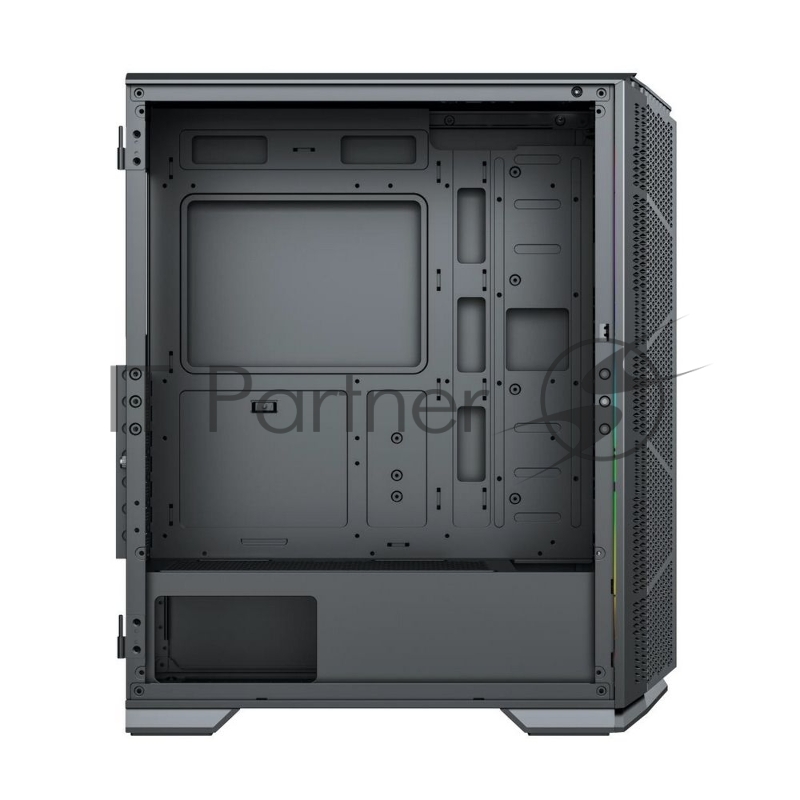 Компьютерный корпус ACD Citadel 105 ATX, Black, USB3.0*2+HD audio ,1*12cm F2 ARGB fan at rear ,Tempered glass side panel with fixed 4pcs screws