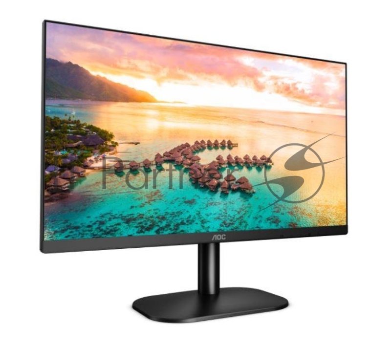 Монитор 23.8 AOC 24B2XH Black (IPS, 1920x1080, 75Hz, 8 ms, 178°/178°, 250 cd/m, 20M:1, +HDMI 1.4)