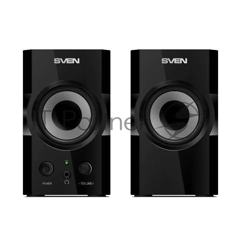 Колонки SVEN SPS-606, чёрный, акустическая система 2.0 (мощность 2x3 Вт(RMS))