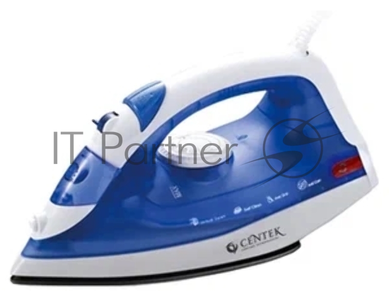 Утюг Centek CT-2320 (голуб) 1800Вт, антипригарное покрытие, мощный паровой удар, самоочистка, 200мл