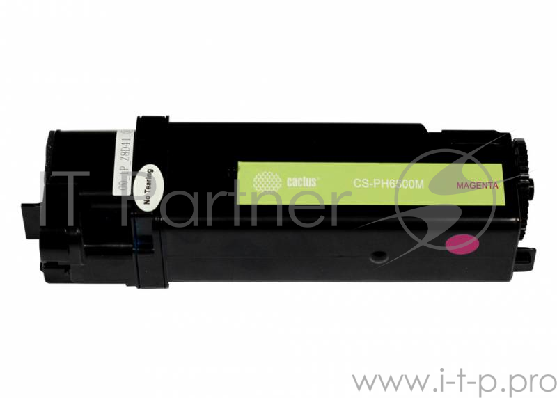 Тонер Картридж Cactus CS-PH6500M 106R01602 пурпурный для Xerox Phaser 6500/WorkCentre 6505 (2500стр.