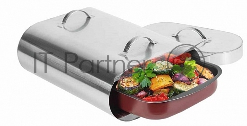 Духовка на костре с противнем переносная Торпеда, нержавеющая сталь,объем духовки 12 литров