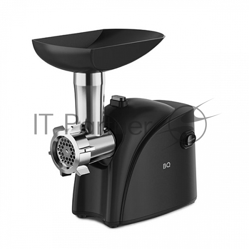 Мясорубка BQ MG2001 Black. Мощность 1400 Вт / Вместимость загрузочного лотка 2 кг / Производительность 1,6 кг/мин / Скорость вращения шнека до 270 об/мин / Металлический диск 5 мм / Длина сетевого шнура 0,8 м