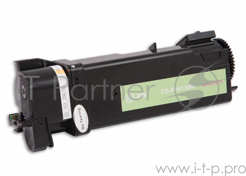 Тонер Картридж Cactus CS-PH6130M 106R01283 пурпурный для Xerox Phaser 6130/6130n (1900стр.)