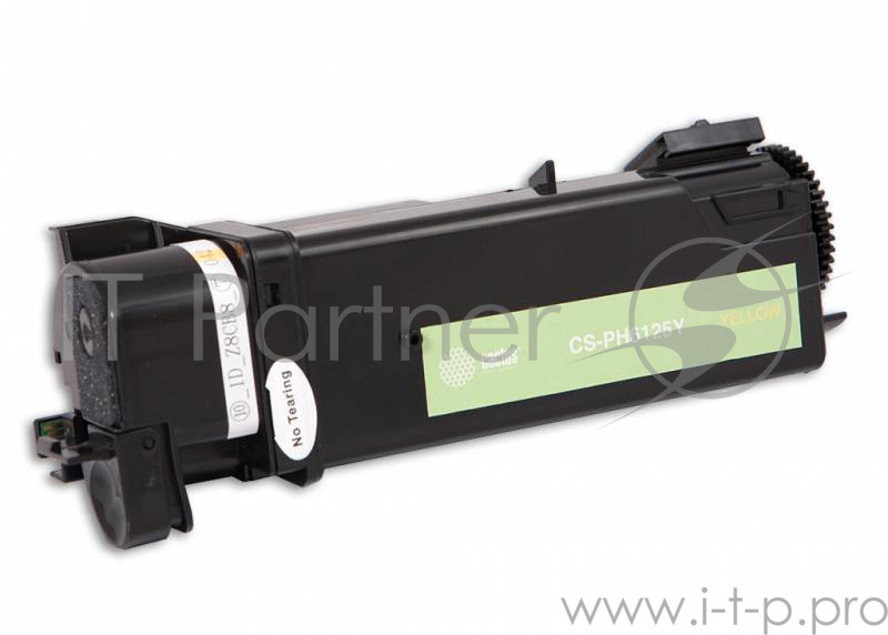 Тонер Картридж Cactus CS-PH6125Y 106R01337 желтый для Xerox Phaser 6125 (1000стр.)
