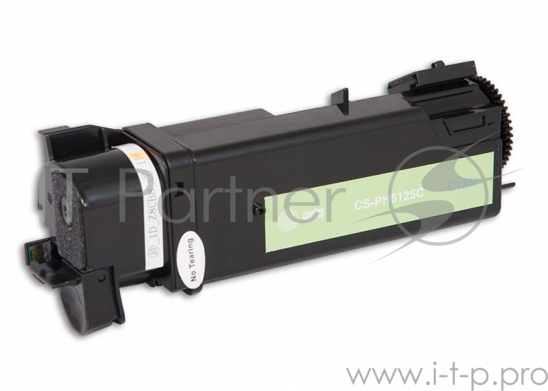 Тонер Картридж Cactus CS-PH6125C 106R01335 голубой для Xerox Phaser 6125 (1000стр.)
