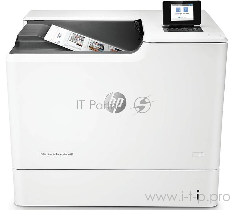 Цветной лазерный принтер HP Color LaserJet Enterprise M652n A4, 1200x1200dpi, бело-черный (USB2.0, LAN)