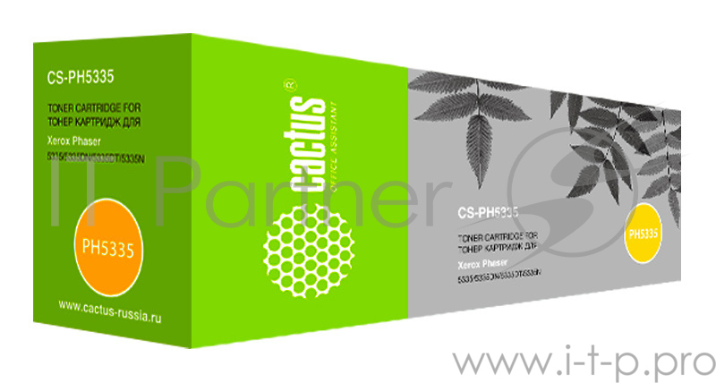 Тонер Картридж Cactus CS-PH5335 113R00737 черный для Xerox Phaser 5335 (10000стр.)